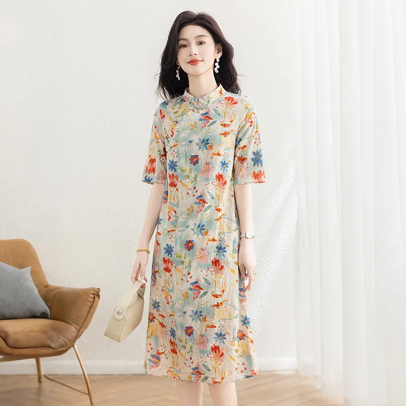Cypress House Short Sleeved Dress Women's-4
