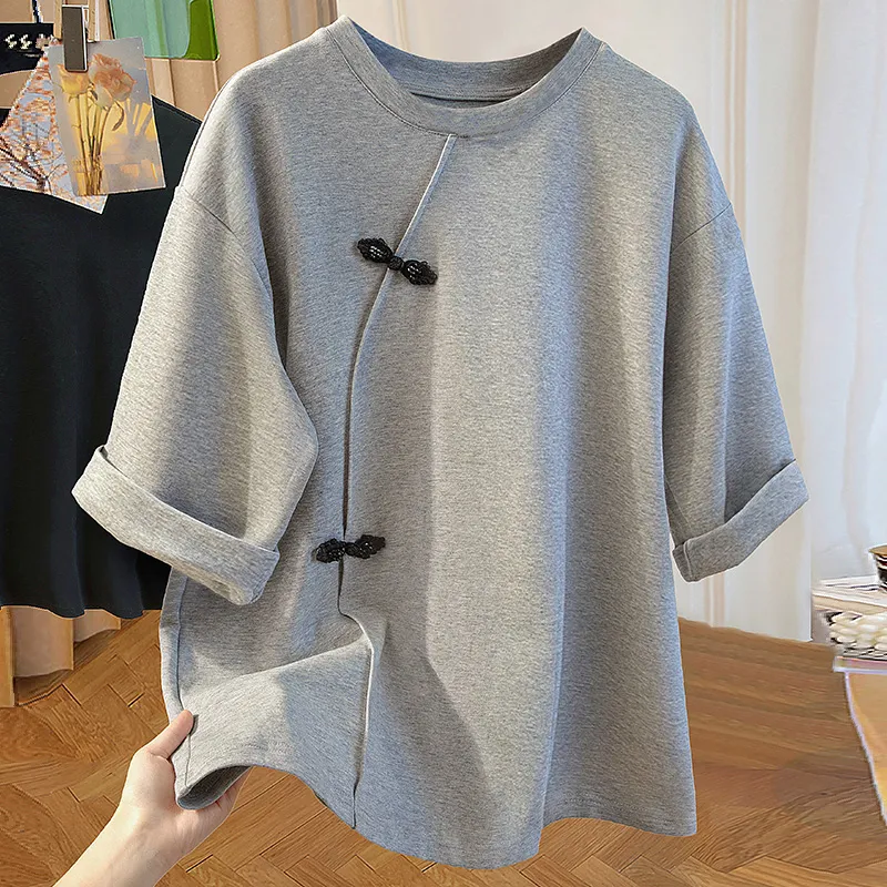 Cypress House T Shirt Women's Light Gray-2