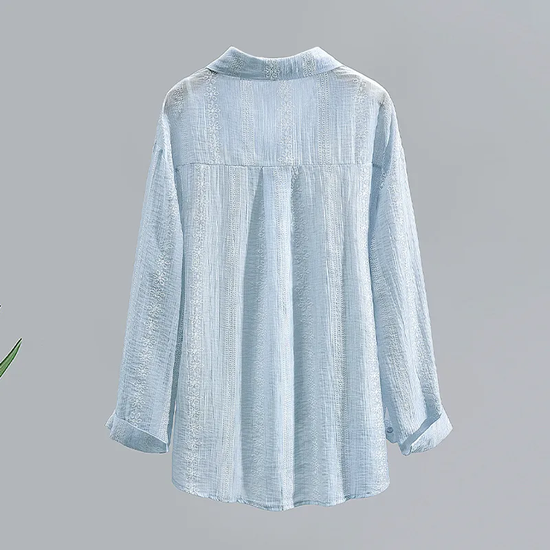 TOUCH Shirts Women's Blue-3