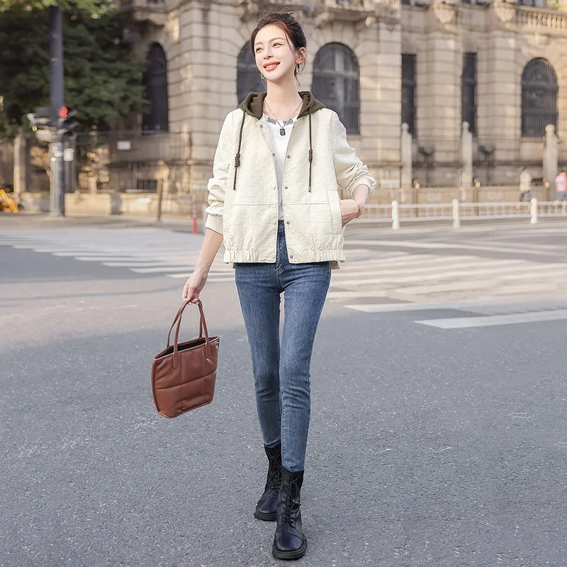Cypress House Jacket Women's Beige White & Green-6