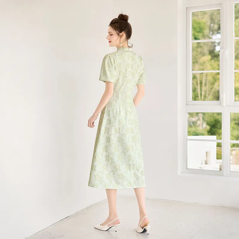 TOUCH Cheongsams Women's Light Green-2
