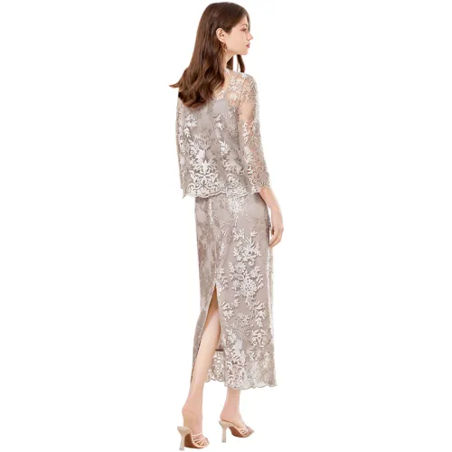 TOUCH Skirt Set Women's Champagne