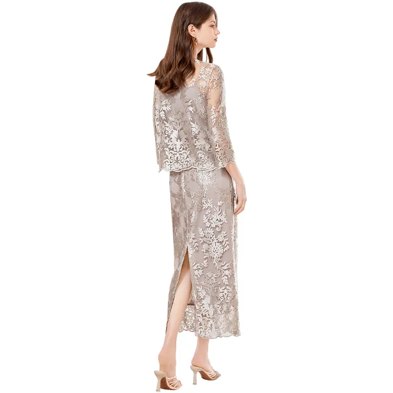 TOUCH Skirt Set Women's Champagne-0