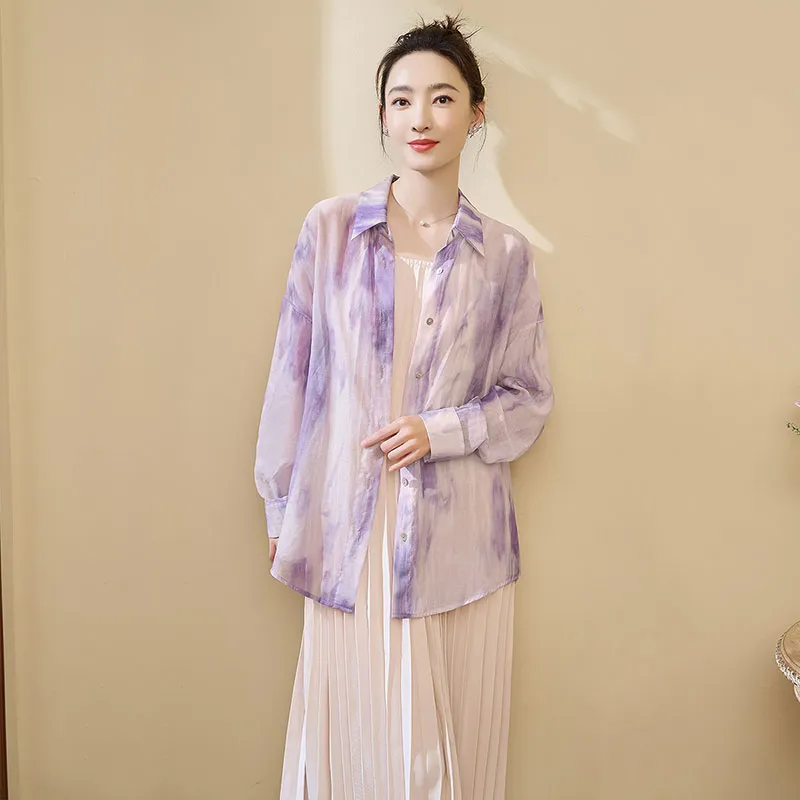 Cypress House Shirt Women's Purple-3