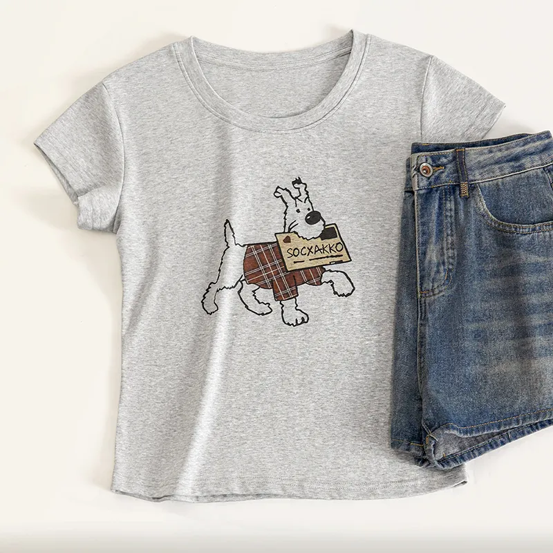 TOUCH T Shirt Women's Light Gray-2