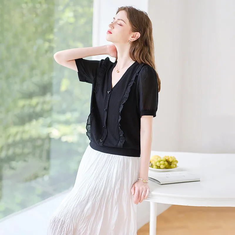 TOUCH T Shirts Women's Black-2