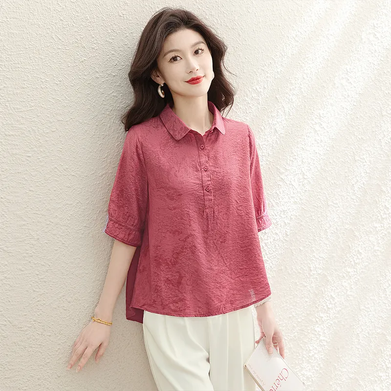 Cypress House Shirt Women's Orange Red-1