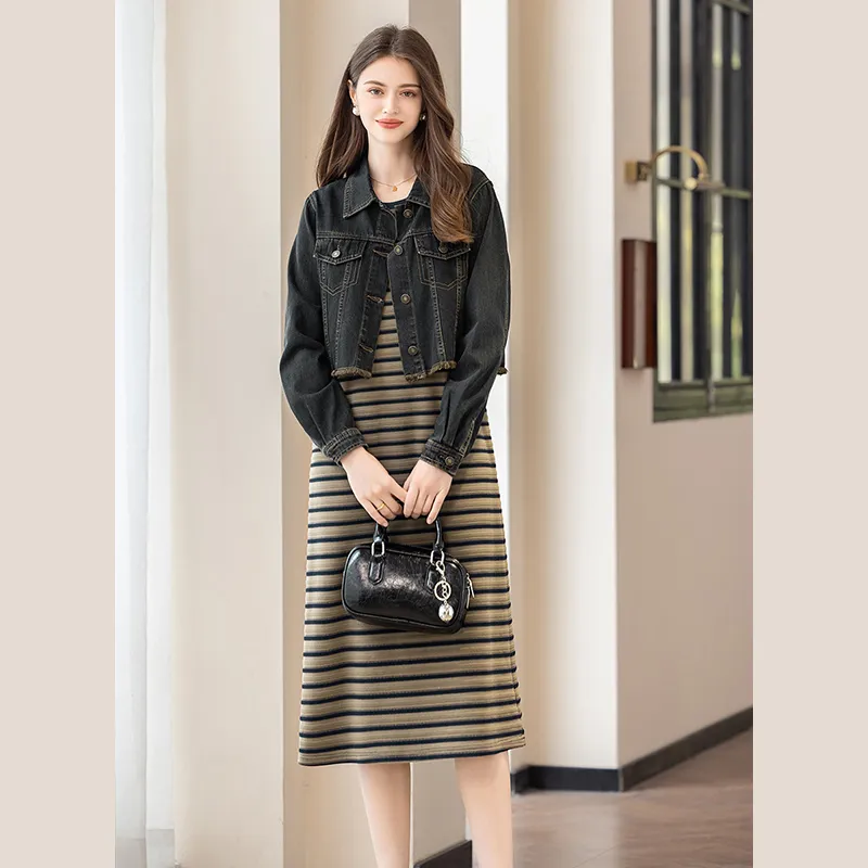 TOUCH Two Piece Skirt Sets Women's-4