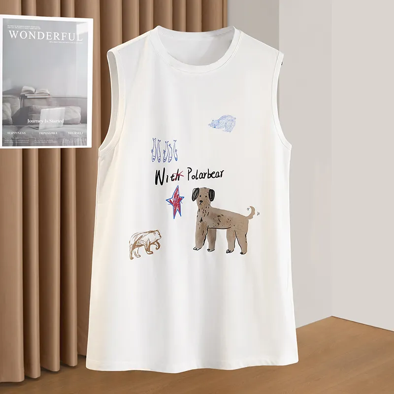 TOUCH Tank Tops Women's White-4