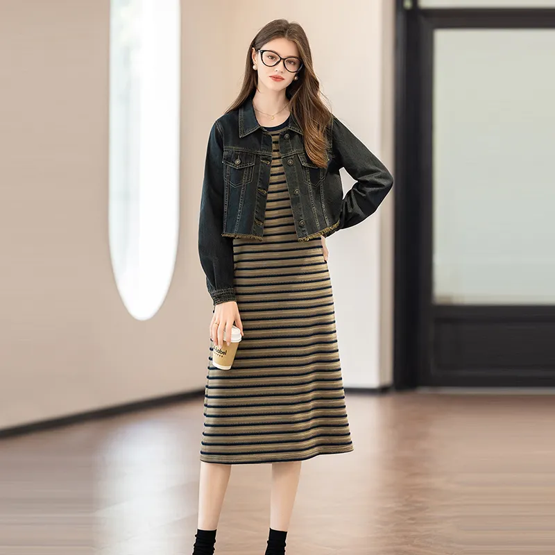 TOUCH Two Piece Skirt Sets Women's-2