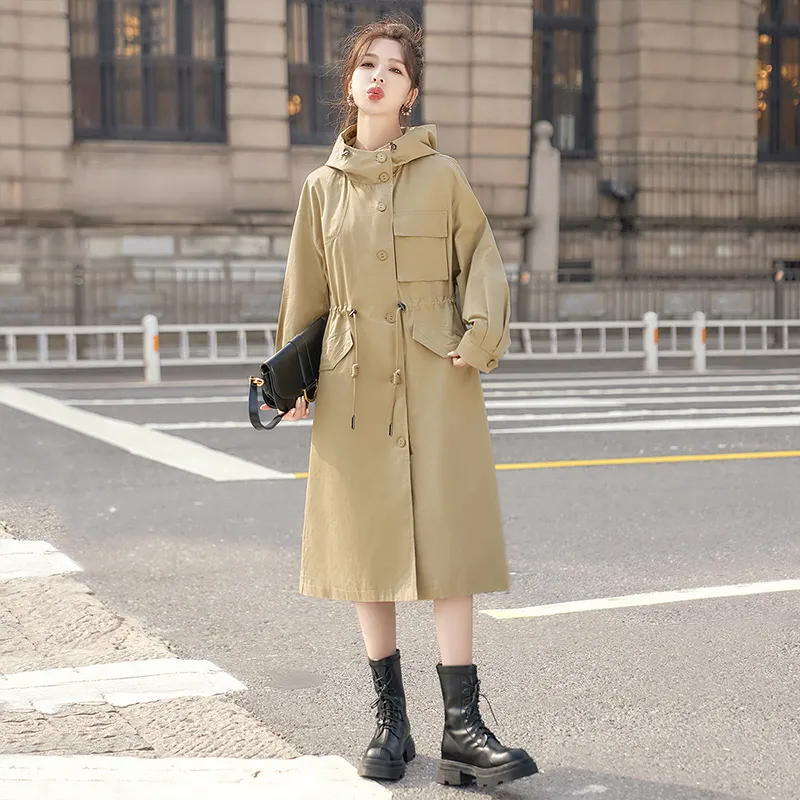 Cypress House Trench Coat Women's Khaki-3
