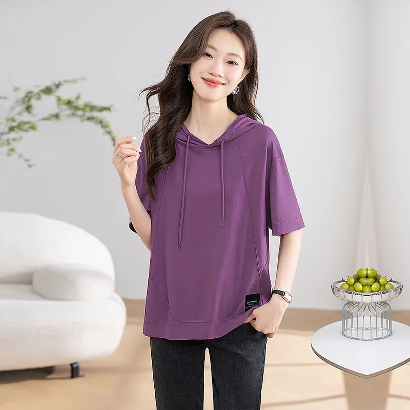 Cypress House T Shirt Women's Purple-5