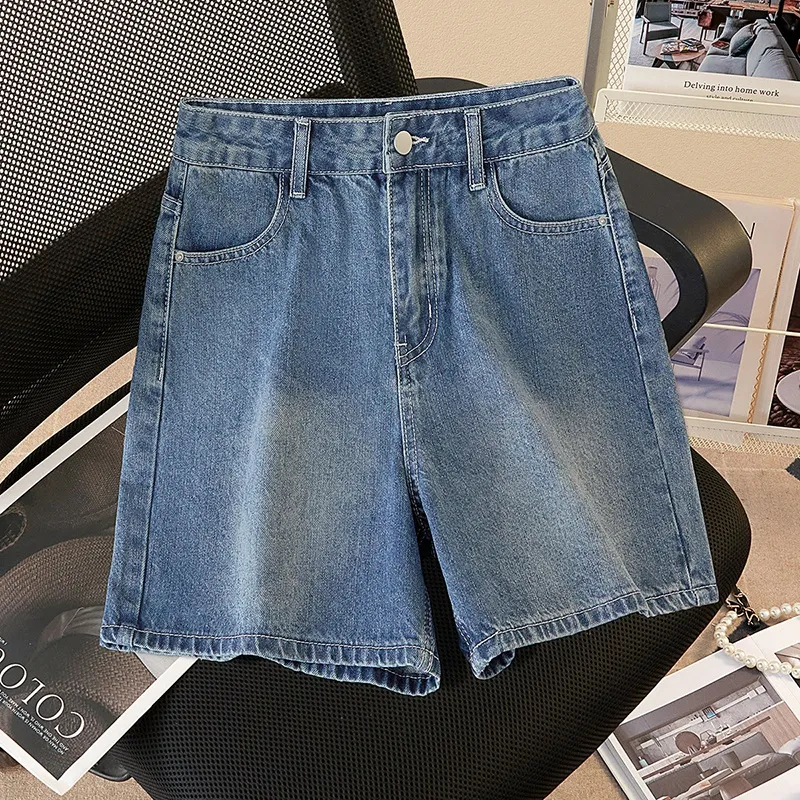 TOUCH Denim Shorts Women's Dark Blue-3
