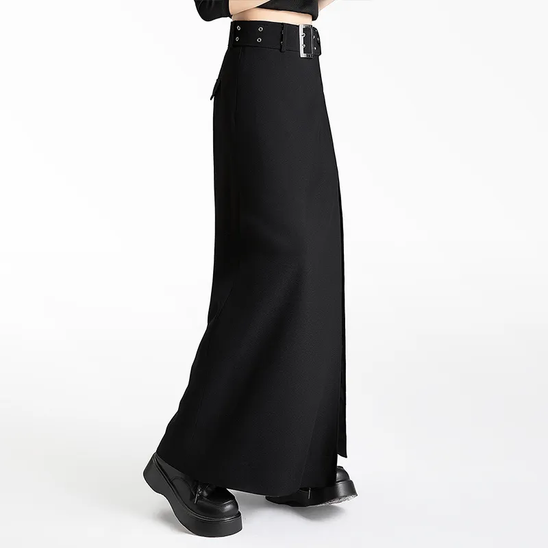 Cypress House Casual Long Skirt Women's Black-5