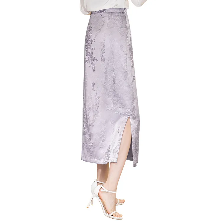 Cypress House Casual Long Skirt Women's Purple-1