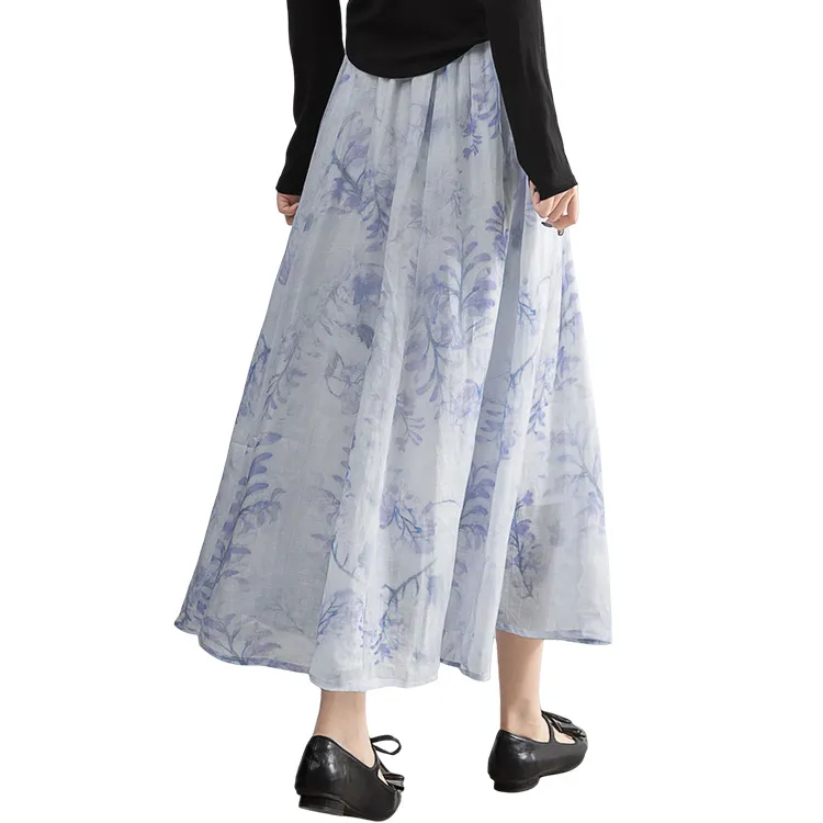 Cypress House Casual Long Skirt Women's Wisteria-1