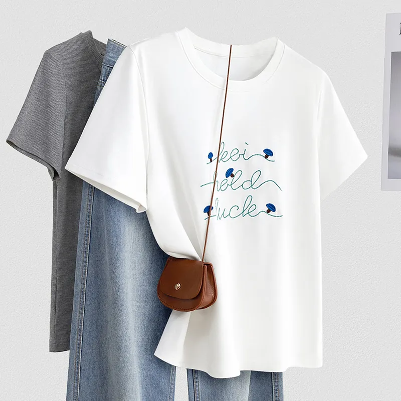 TOUCH T Shirt Women's Light Gray-6
