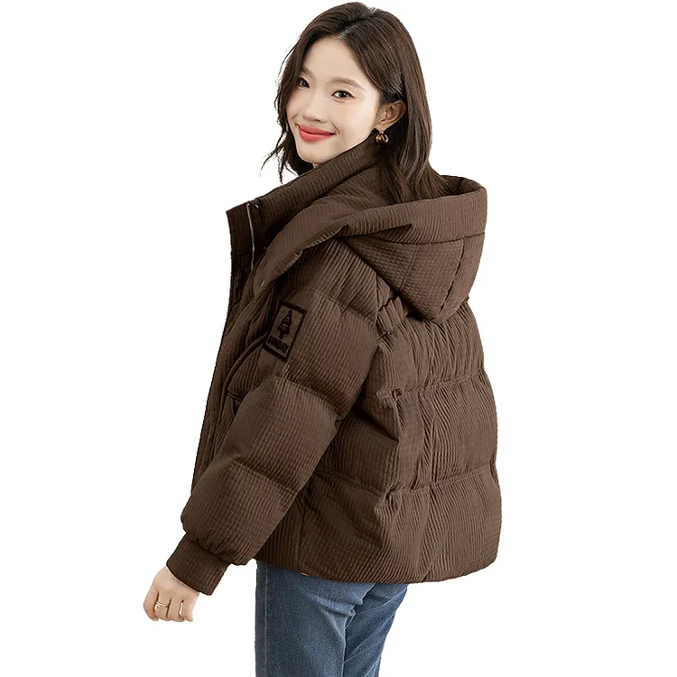 Cypress House Puffer Jacket Women's Dark Coffee-2