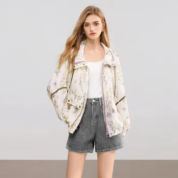 TOUCH Cropped Coat Women's Beige