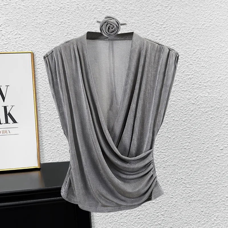 TOUCH T Shirt Women's Silver Gray-2