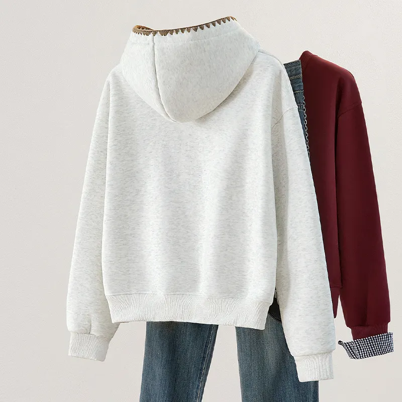 TOUCH Sweatshirt Women's Light Heather Gray-3