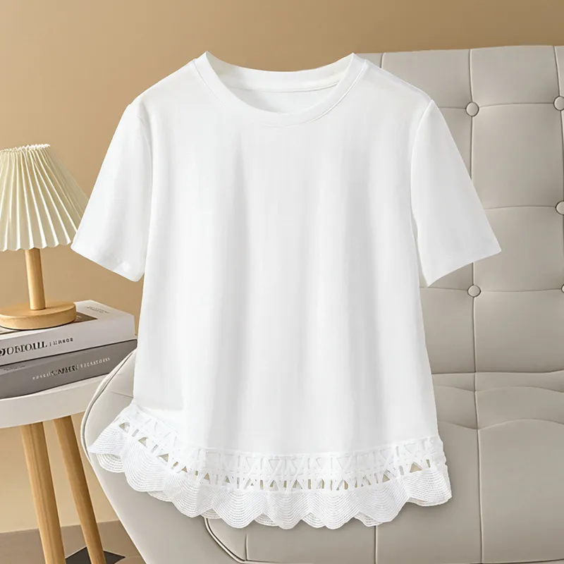 TOUCH Set in Sleeve T Shirt Women's-2