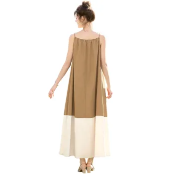 TOUCH Sleeveless Dress Women's Khaki