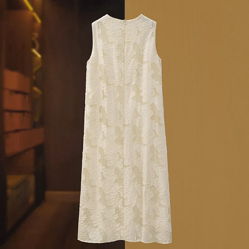 Cypress House Sleeveless Dress Women's Apricot-4