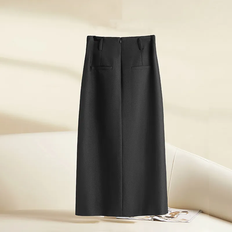 Cypress House Casual Long Skirts Women's Black-3
