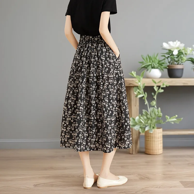 TOUCH Casual Long Skirt Women's-4