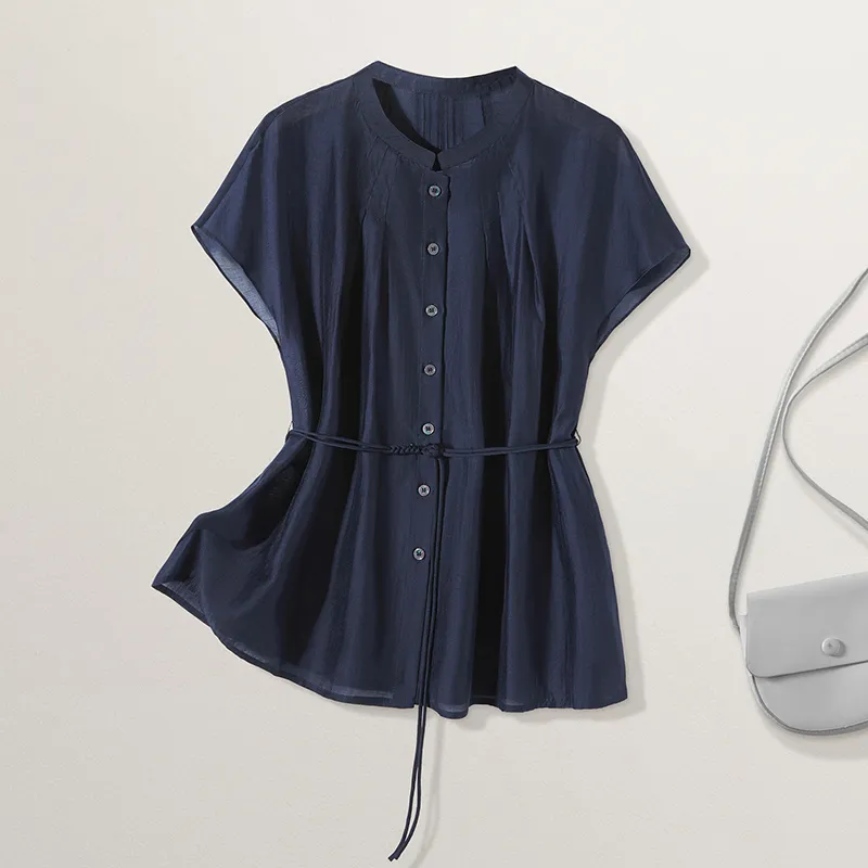 TOUCH Shirts Women's Navy Blue-2