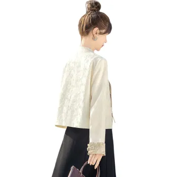 Cypress House Cropped Coat Women's Pearl White