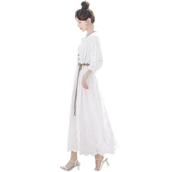 Cypress House Long Sleeved Dress Women's White