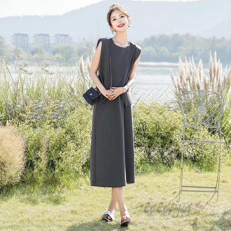 Cypress House Skirt Set Women's Dark Gray-2