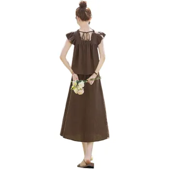 Cypress House Skirt Set Women's Dark Coffee