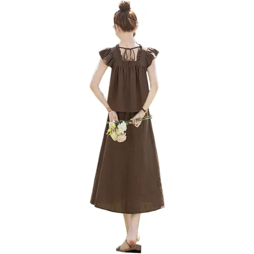 Cypress House Skirt Set Women's Dark Coffee