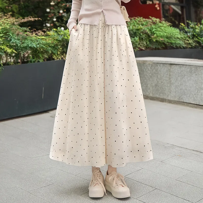 Cypress House Casual Long Skirt Women's Beige-4