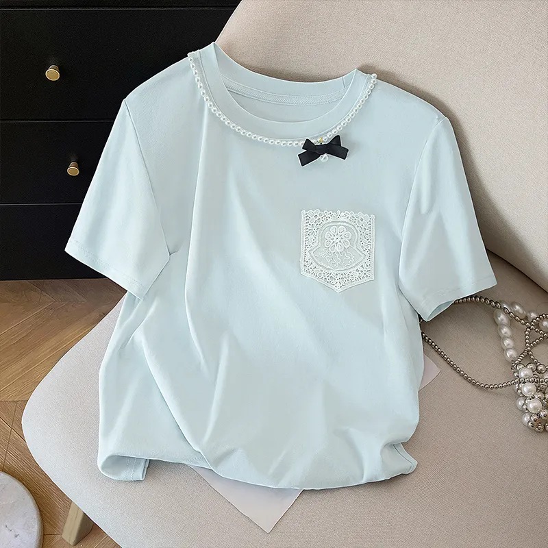 Cypress House T Shirt Women's Light Blue-2