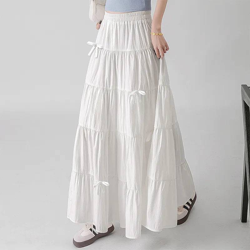 Cypress House Casual Long Skirt Women's White-2