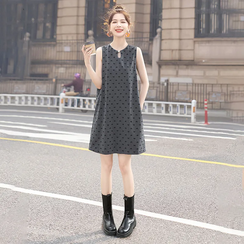Cypress House Sleeveless Dress Women's Dark Gray-3