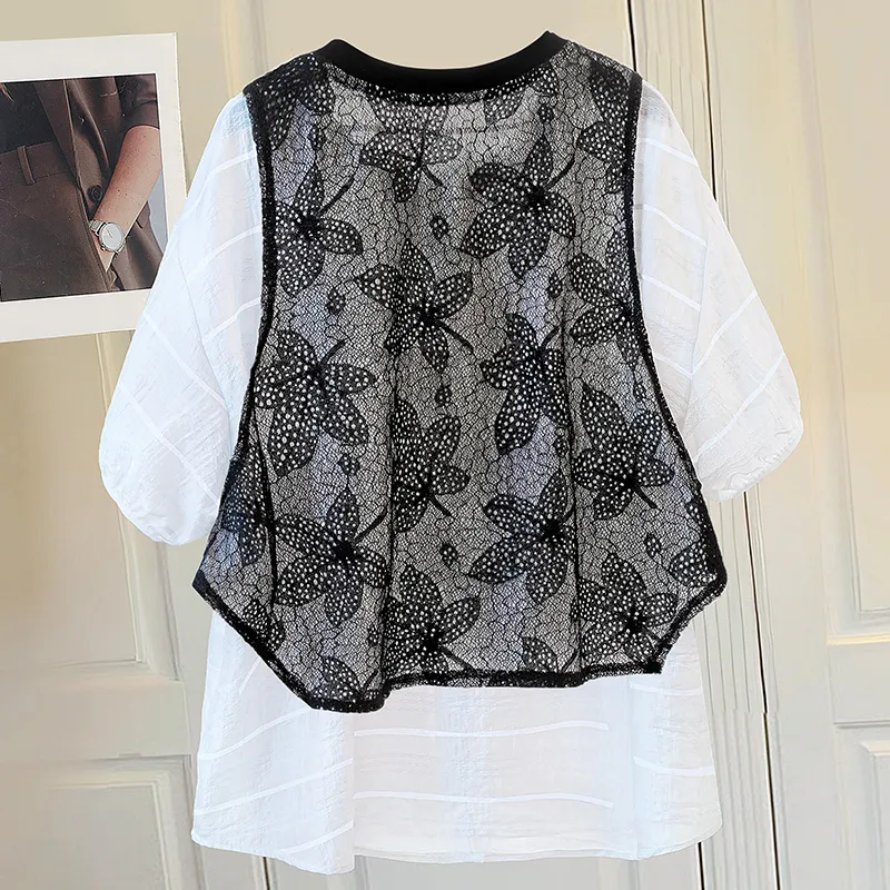 Cypress House Shirt Women's Black & White-3
