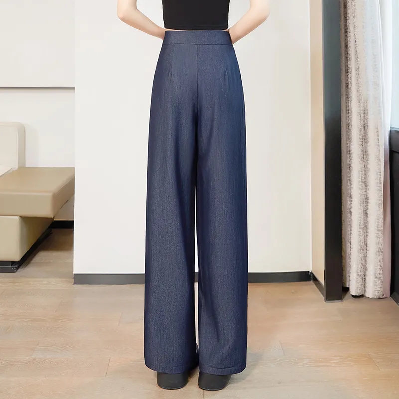 TOUCH Casual Pants Women's Dark Blue-2