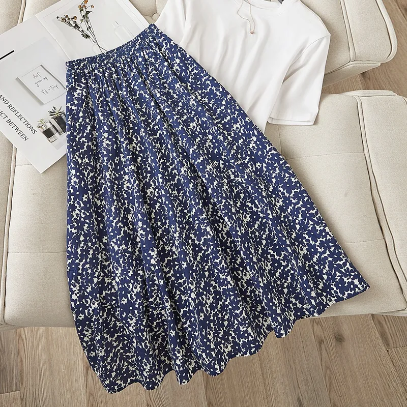 TOUCH Casual Long Skirts Women's-2