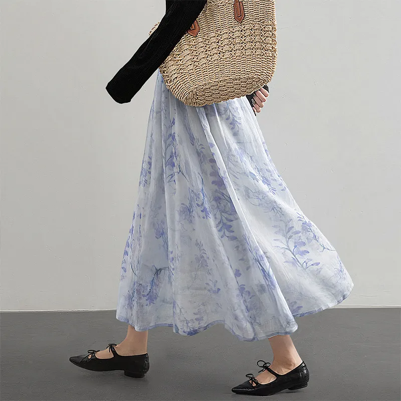 Cypress House Casual Long Skirt Women's Wisteria-2