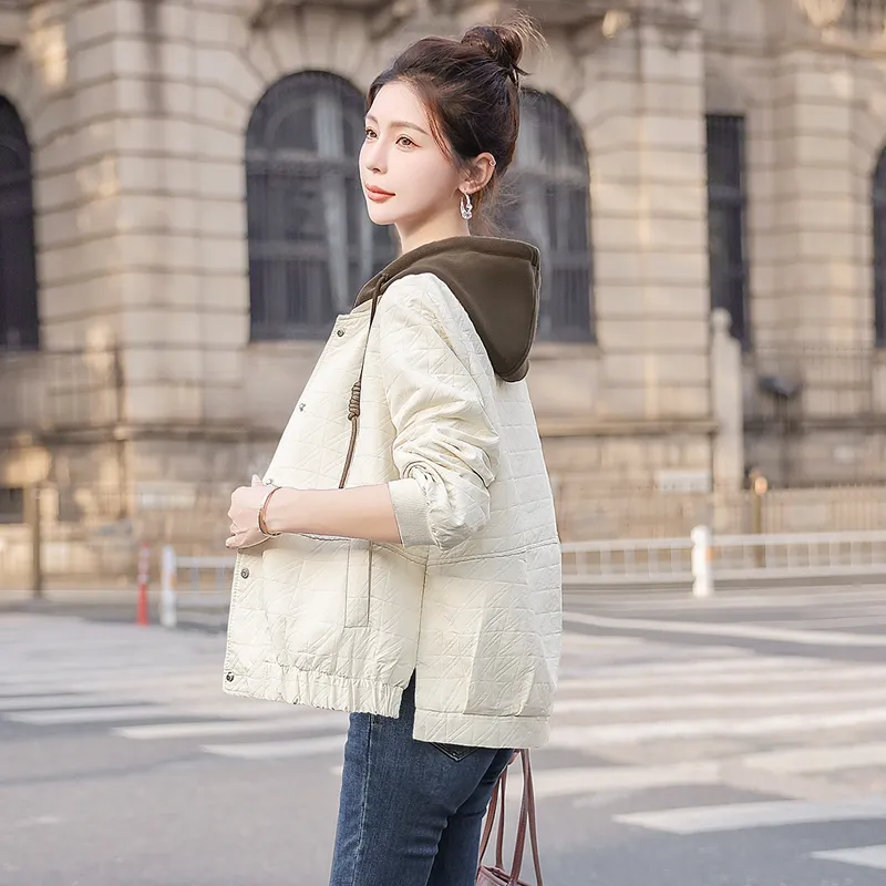 Cypress House Jacket Women's Beige White & Green-2