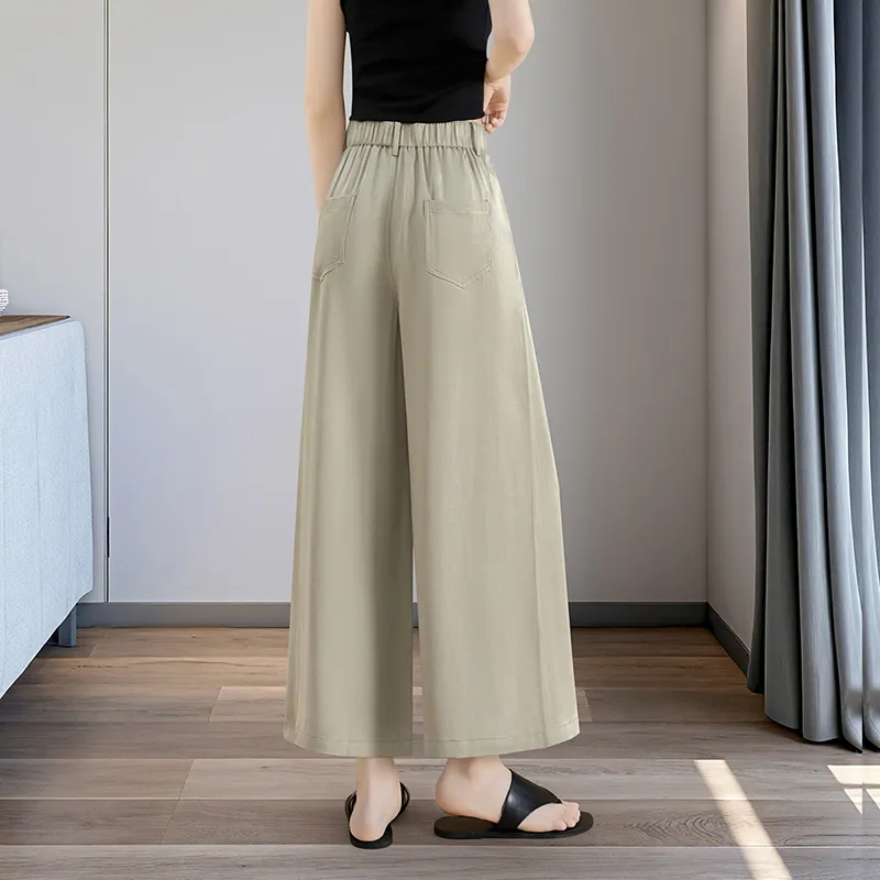 TOUCH Casual Pants Women's Pea Green-3