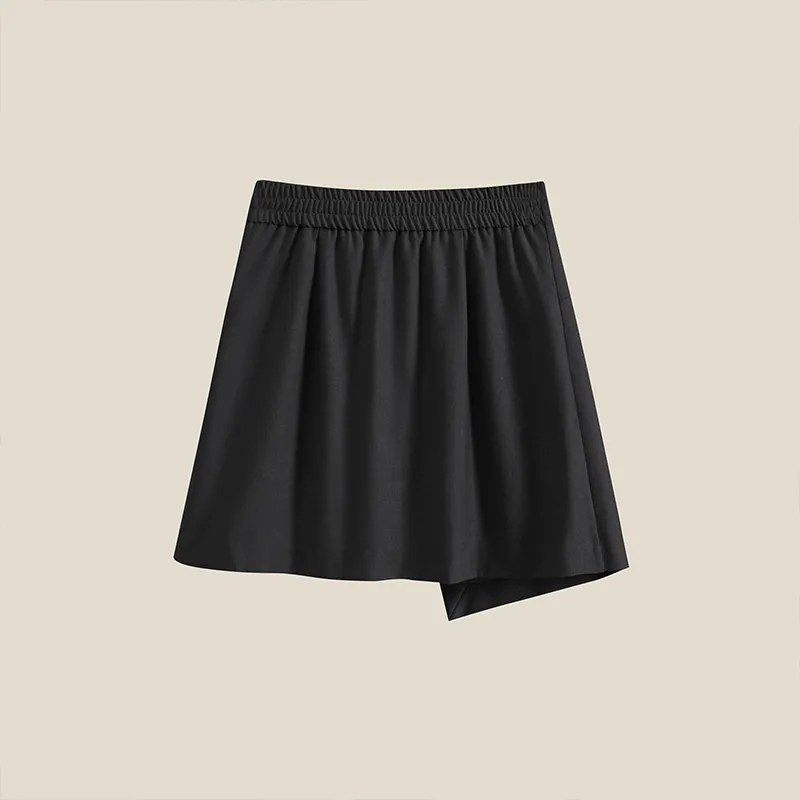 TOUCH Casual Short Skirts Women's Black-3