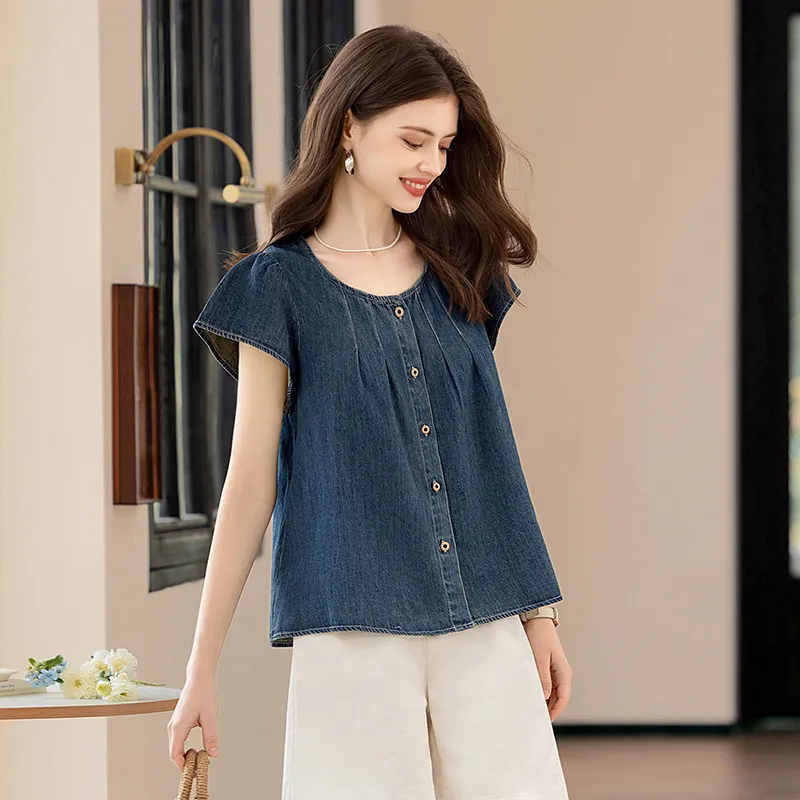TOUCH Shirts Women's Dark Blue-6
