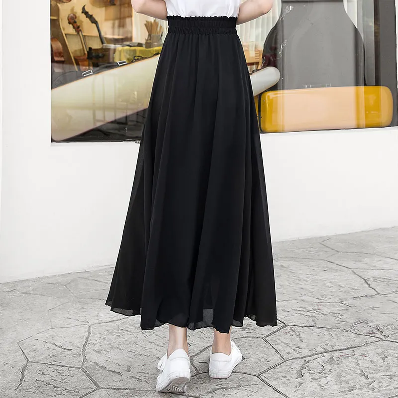 Cypress House Casual Long Skirts Women's Black-3