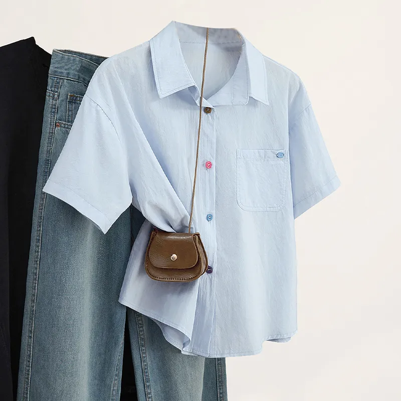TOUCH Shirts Women's Light Blue-2